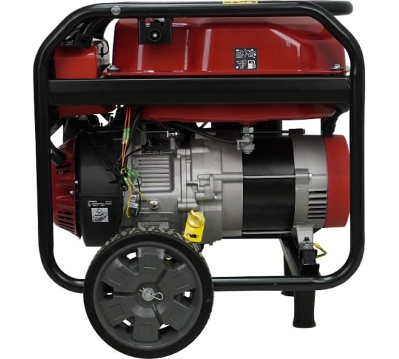 Бензиновый генератор Loncin GH6500-2 на колесах фото