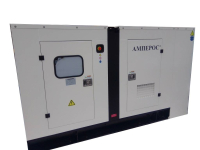 Дизельный генератор Амперос LG150C (110 кВт) в кожухе  промышленный фото