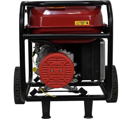 Бензиновый генератор Loncin GH6500-2 на колесах фото