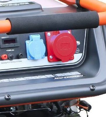 Бензиновый генератор Zongshen KB 7003 E на колесах фото