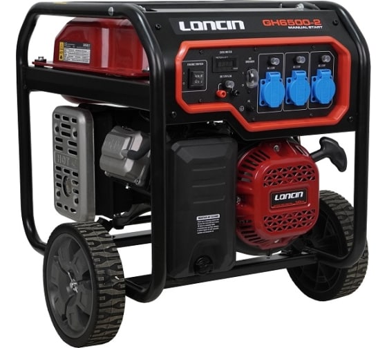 Бензиновый генератор Loncin GH6500-2 2-х тактный фото