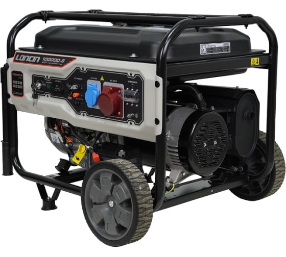 Бензиновый генератор Loncin LC10000D-S для газового котла фото