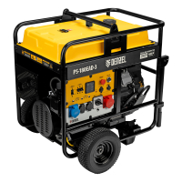 Бензиновый генератор DENZEL PS-180EAD-3 на колесах фото