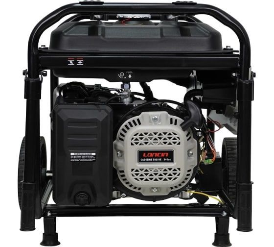 Бензиновый генератор Loncin LC6500D-SA на колесах фото
