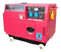 Дизельный генератор Амперос LDG6000СLE стартер в кожухе  фото