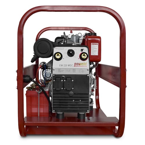 Дизельный сварочный генератор REDVOLT 192FAE-220MDC-B EPDRW220MDCE-S для дачи фото