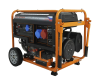 Бензиновый генератор Lifan 10500EA-3U с датчиком моточасов (с мощн без огранич при 1-но и 3-х фазном режиме) для газового котла фото