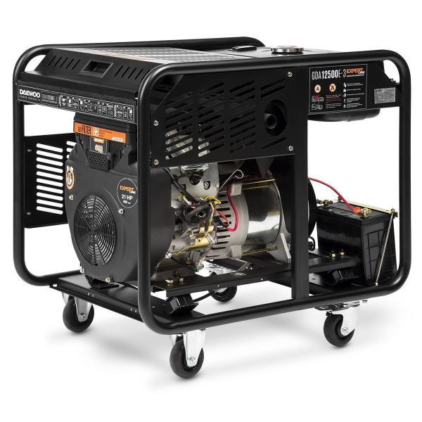 Бензиновый генератор DAEWOO GDA 12500E-3 для газового котла фото