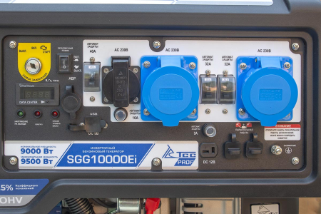 Бензиновый генератор ТСС SGG 10000Ei с блоком АВР фото