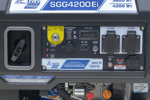 Бензиновый инверторный генератор ТСС SGG 4200Ei с блоком АВР для дома фото