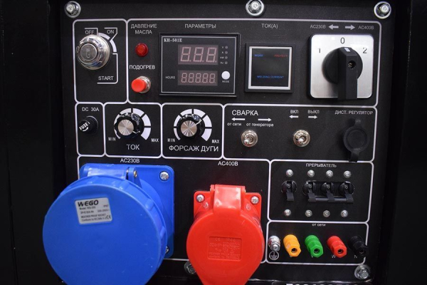 Дизельный сварочный генератор ТСС DGW 10.0/300ED-R3 026498 4-х тактный фото
