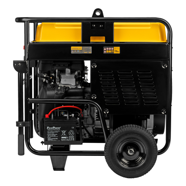 Бензиновый генератор DENZEL PS-180EAD-3 на колесах фото