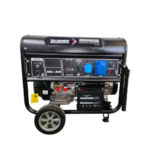 Бензиновый генератор Zammer S9500CXE для газового котла фото
