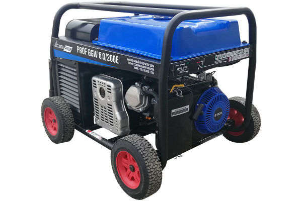 Бензиновый сварочный генератор ТСС PROF GGW 6.0/200E (MMA/TIG/Cellulose) 4-х тактный Бензиновый сварочный генератор ТСС PROF GGW 6.0/200E (MMA/TIG/Cellulose) 4-х тактный фото