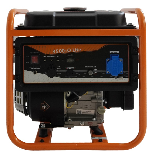 Бензиновый инверторный генератор Lifan 3500IO Lite портативный фото