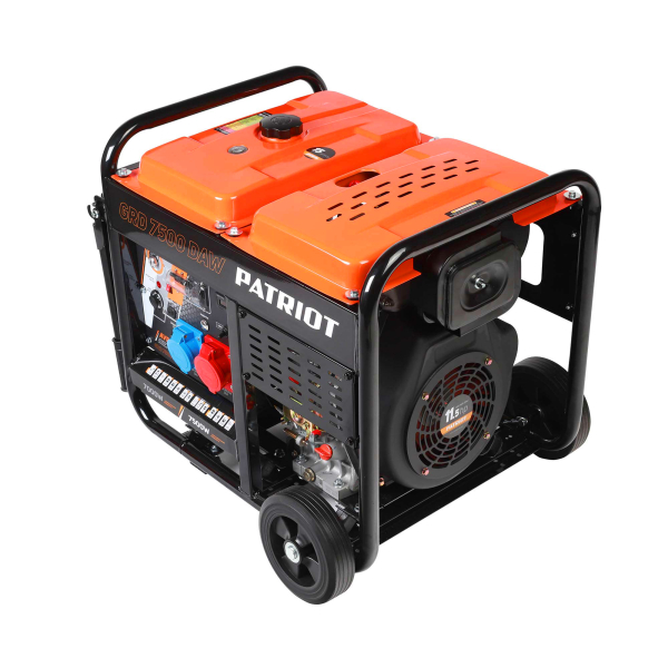 Дизельный генератор PATRIOT GRD 7500 DAW 472732275 переносной фото