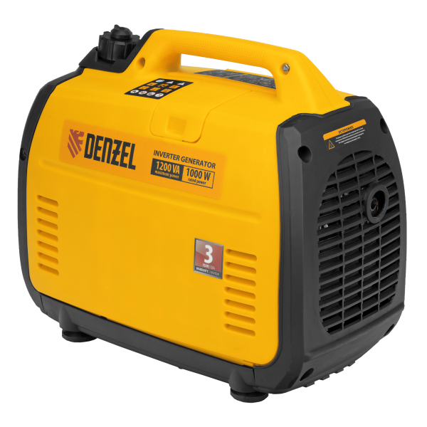 Бензиновый инверторный генератор DENZEL GT-1200iS для гаража фото