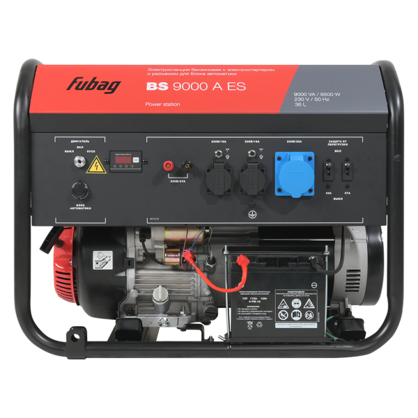 Бензиновый генератор Fubag BS 9000 A ES 641092 2-х тактный фото