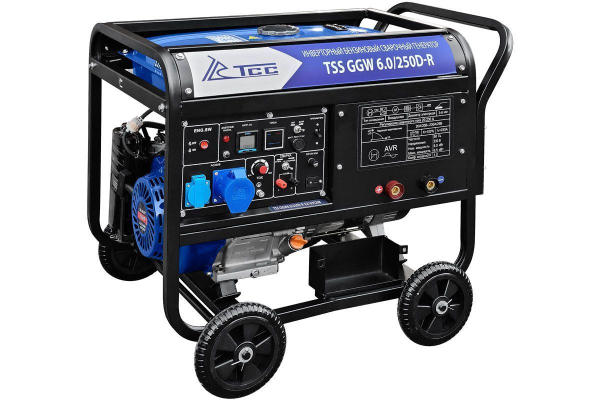Бензиновый сварочный генератор ТСС GGW 6.0/250D-R 2-х тактный фото