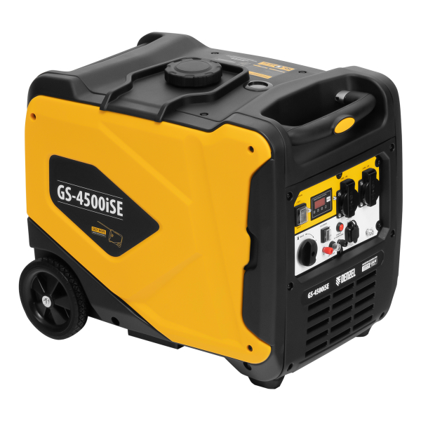 Бензиновый инверторный генератор DENZEL GS-4500iSE на колесах фото