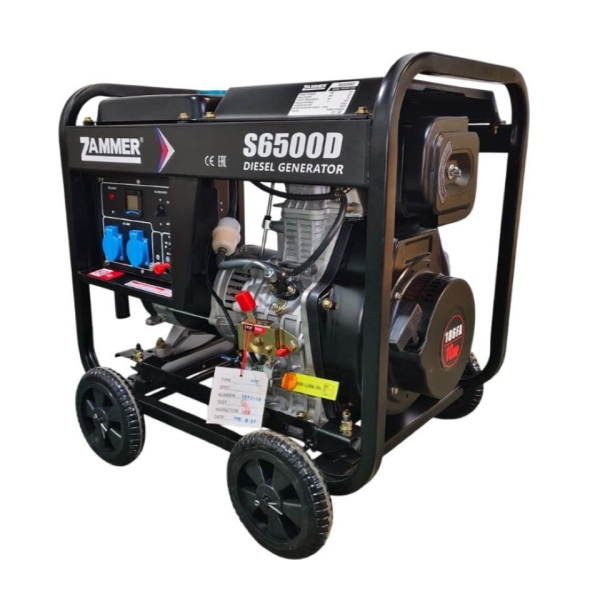 Дизельный генератор Zammer S6500D S6500D для гаража фото