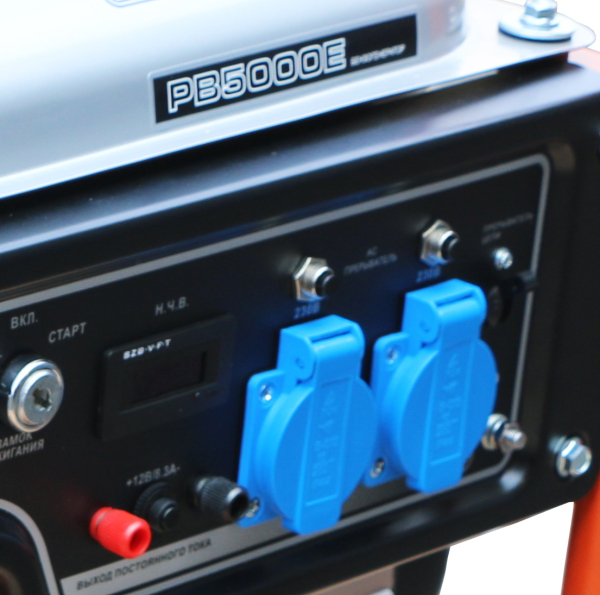 Бензиновый генератор Zongshen PB 5000 E портативный фото