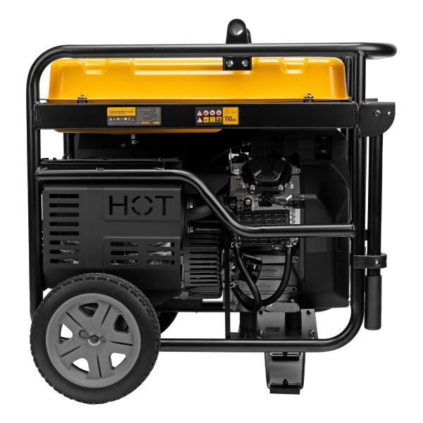 Бензиновый генератор DENZEL PS-120EAD-3 на колесах фото