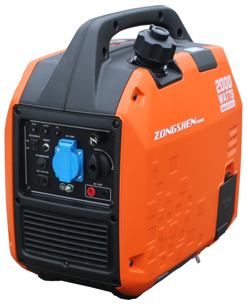 Бензиновый инверторный генератор Zongshen BQH 2000 переносной фото