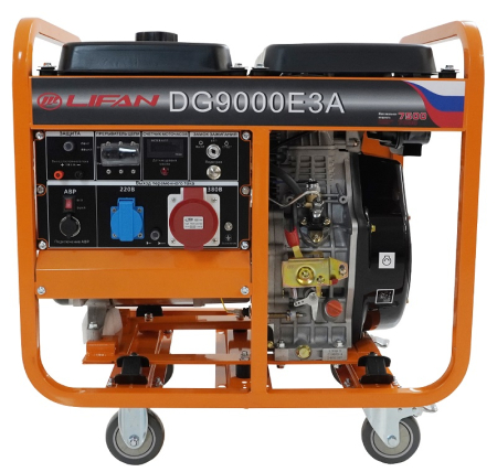 Дизельный генератор Lifan DG9000E3A фото