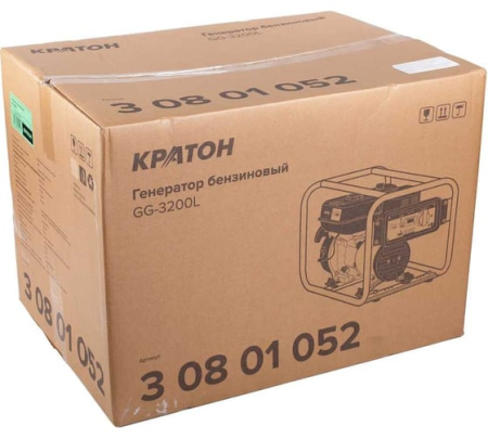 Бензиновый генератор КРАТОН GG-3200L фото