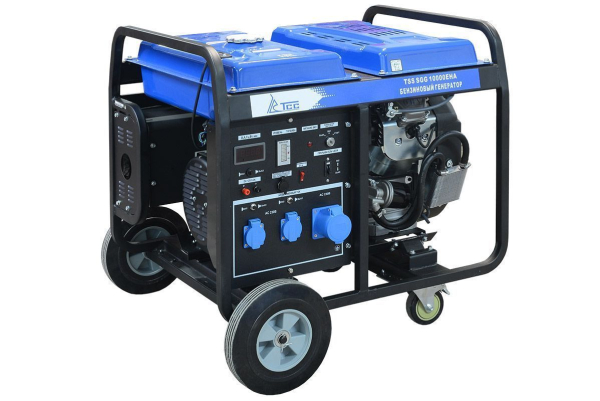 Бензиновый генератор ТСС SGG 10000EHA в кожухе МК-2.1 портативный фото