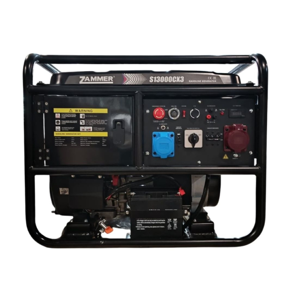 Бензиновый генератор Zammer S13000CX3 - 10кВт Бензиновый генератор Zammer S13000CX3 - 10кВт фото