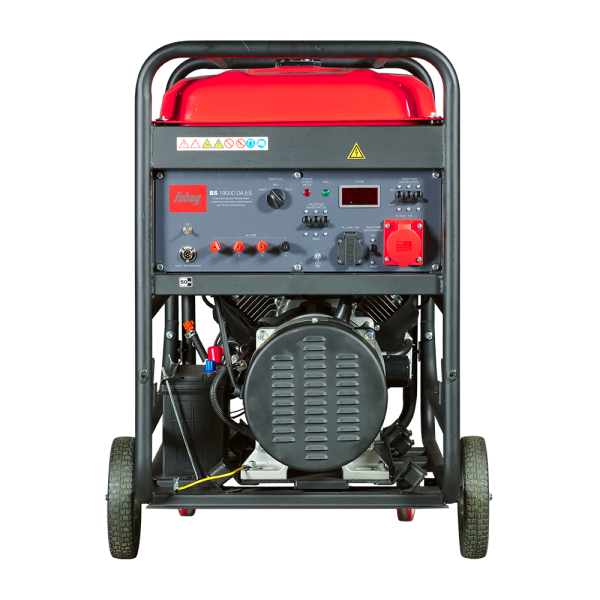 Бензиновый генератор Fubag BS 19000 DA ES на колесах фото