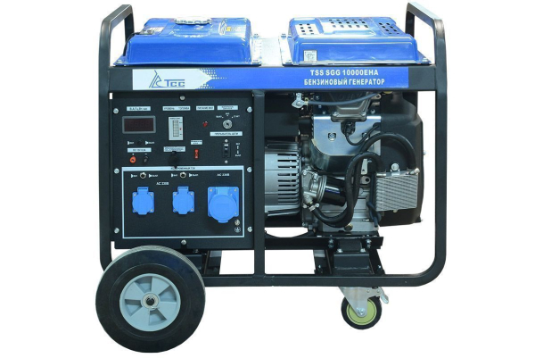 Бензиновый генератор ТСС SGG 10000EHA в кожухе МК-2.1 портативный фото