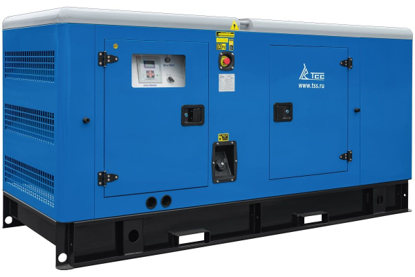 Дизельный генератор ТСС АД-64C-Т400-1РКМ9 в шумозащитном кожухе 043755 промышленный фото