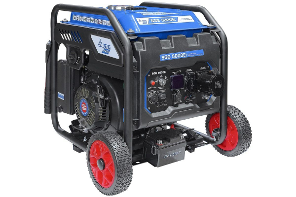 Бензиновый инверторный генератор ТСС SGG 5000Ei для газового котла фото