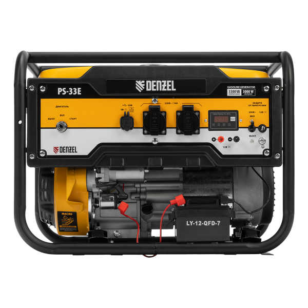 Бензиновый генератор DENZEL PS-33E фото