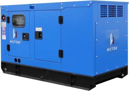 Дизельный генератор Исток АД12С-Т400-РПМ15 в кожухе с АВР фото