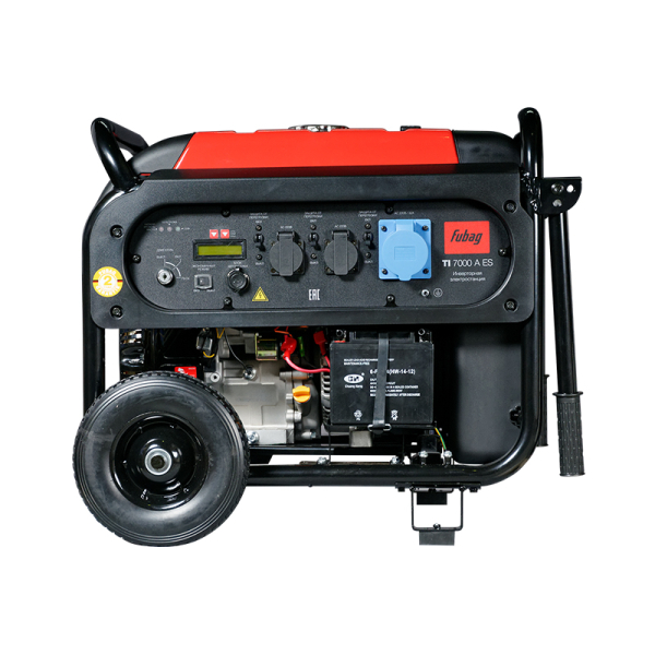 Бензиновый инверторный генератор Fubag TI 7000 A ES на колесах фото