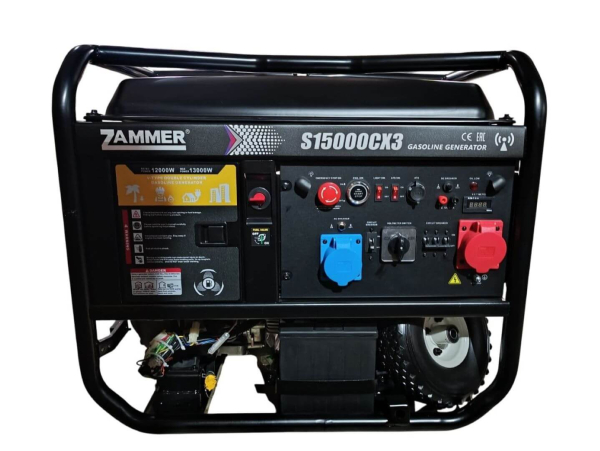 Бензиновый генератор Zammer S15000CX3 - 12кВт Бензиновый генератор Zammer S15000CX3 - 12кВт фото