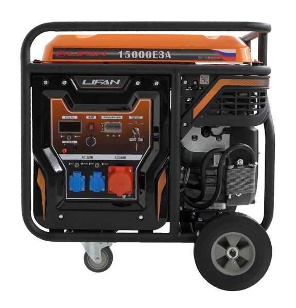 Бензиновый генератор Lifan 15000E3A для газового котла фото
