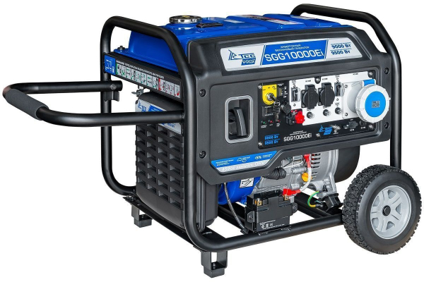 Бензиновый инверторный генератор ТСС SGG 10000Ei для газового котла фото