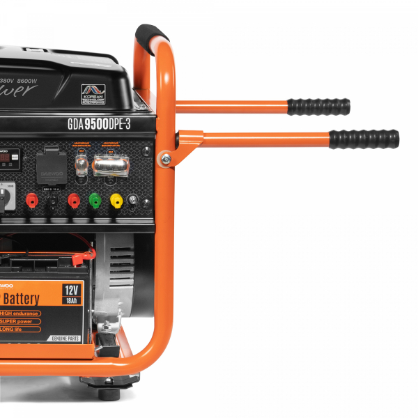 Бензиновый генератор DAEWOO GDA 9500DPE-3 фото