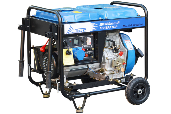 Дизельный генератор ТСС SDG 7000EHA с АВР 033540 4-х тактный фото
