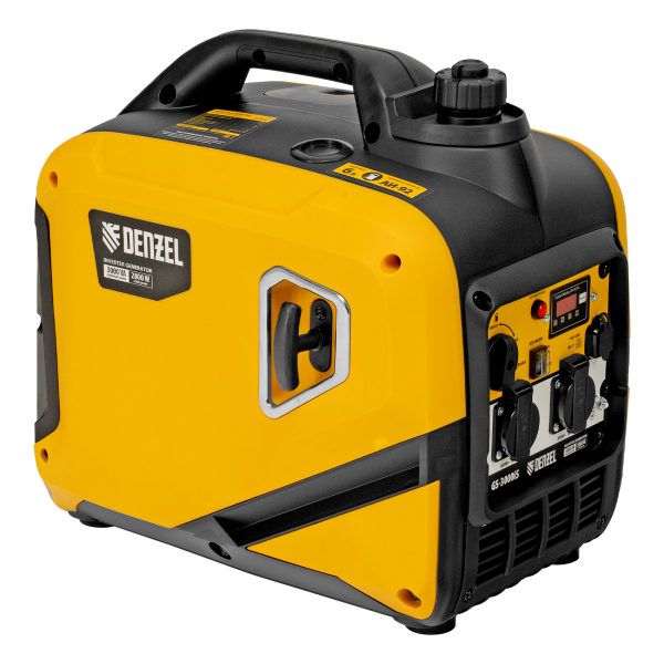 Бензиновый инверторный генератор DENZEL GS-3000iS на колесах фото