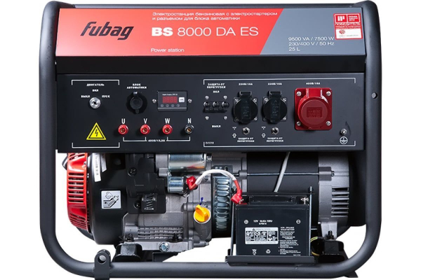 Бензиновый генератор Fubag BS 8000 DA ES 4-х тактный Бензиновый генератор Fubag BS 8000 DA ES 4-х тактный фото