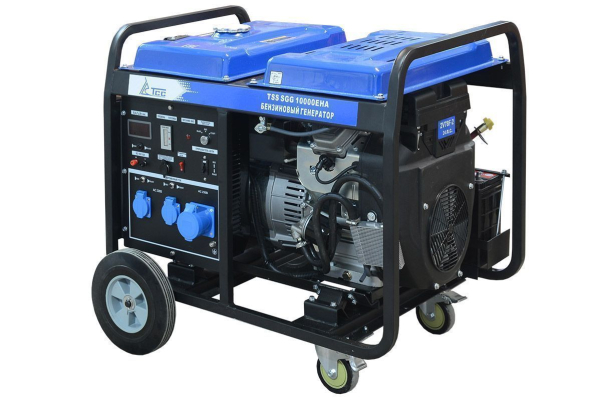 Бензиновый генератор ТСС SGG 10000EHA в кожухе МК-2.1 портативный фото