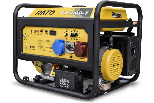 Бензиновый генератор RATO R8500D-T + колесный комплект передвижной Бензиновый генератор RATO R8500D-T + колесный комплект передвижной фото