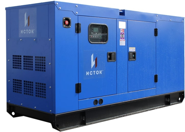 Дизельный генератор Исток АД60С-Т400-РПМ35 в кожухе с АВР  бесшумный фото