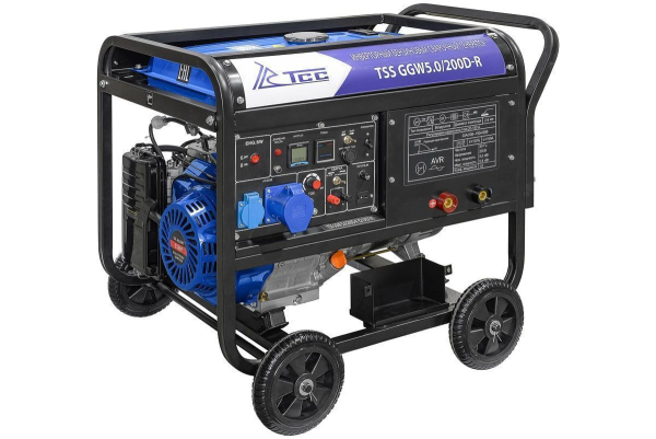 Бензиновый сварочный генератор ТСС GGW 5.0/200D-R для дачи фото